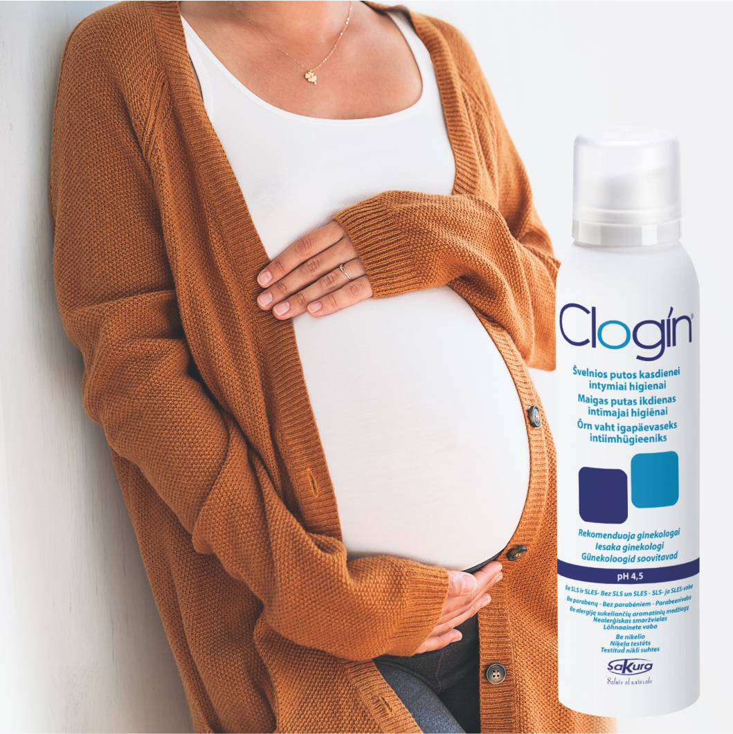 Пенка для умывания для интимной гигиены CLOGIN, 150 мл