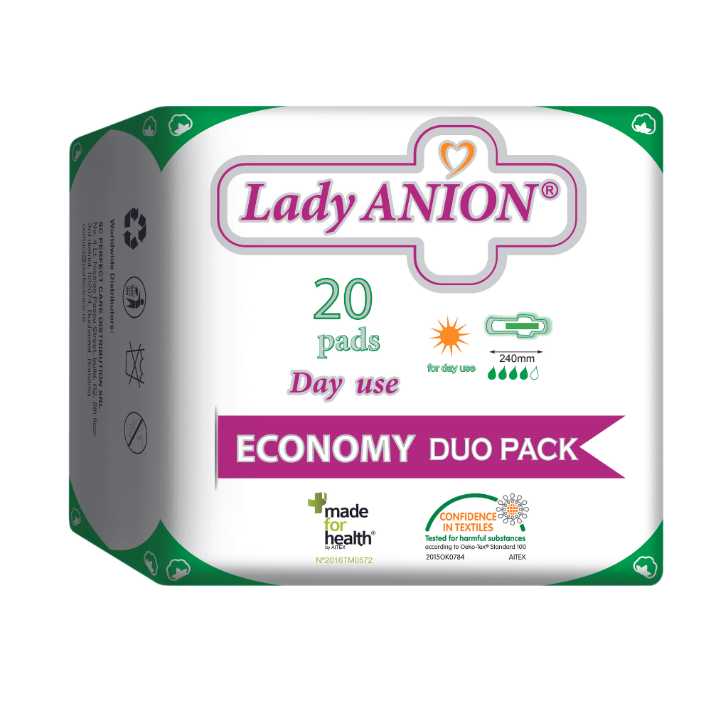 Dieniniai paketai Lady ANION Day use