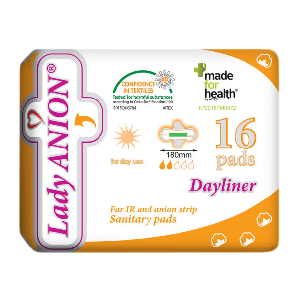 Įklotai su sparneliais Lady ANION Dayliner