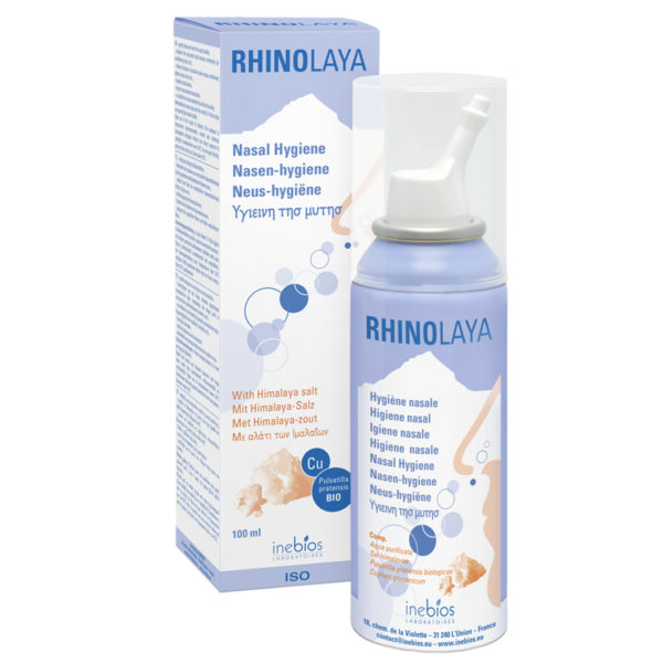 Rhinolaya Fort, Himalajų druskos hipertoninis nosies purškalas nuo slogos. 50ml
