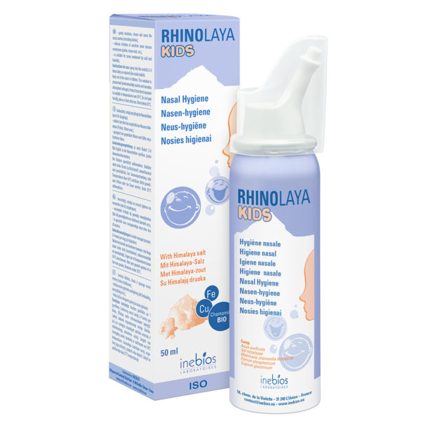 Rhinolaya Kids, Himalajų druskos izotoninis nosies purškalas vaikams, 50ml