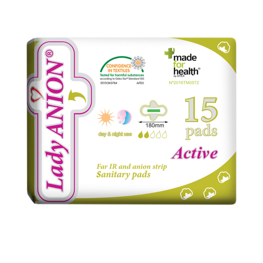 Тонкие прокладки Lady ANION Active