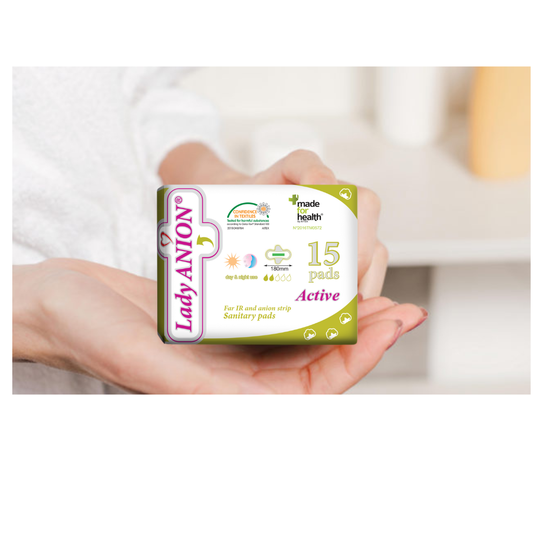 Тонкие прокладки Lady ANION Active