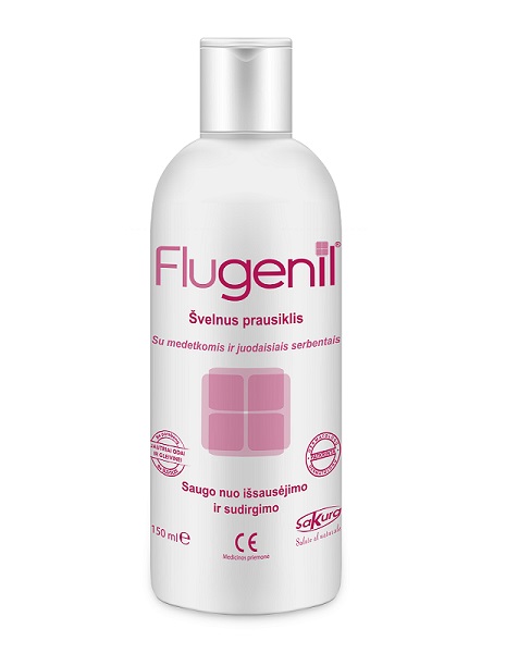 Švelnus prausiklis, FLUGENIL, 150 ml