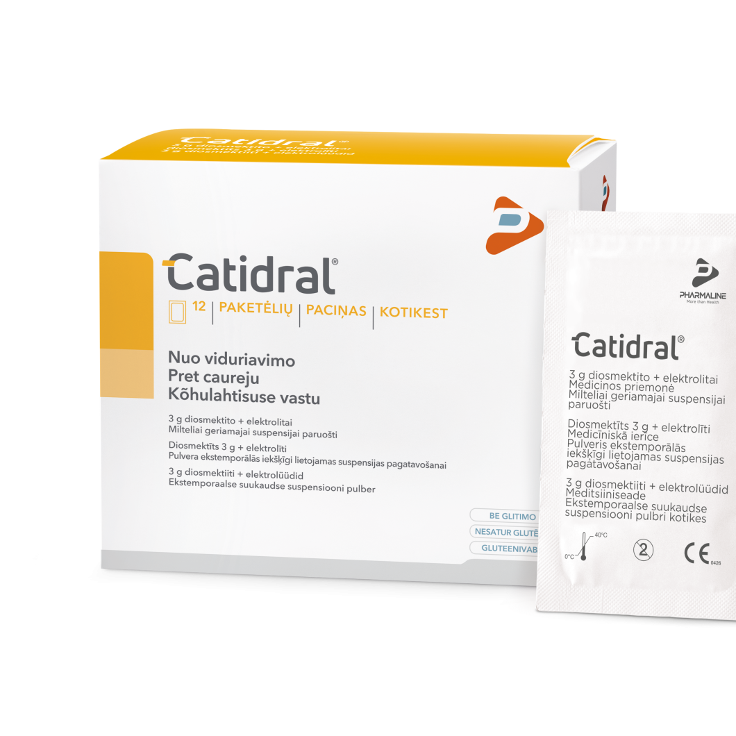 Diarrhea powder for oral solution CATIDRAL, 12 pcs.